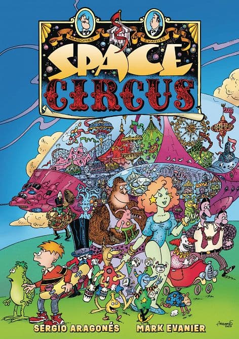 Cover Art for SPACE CIRCUS HC
