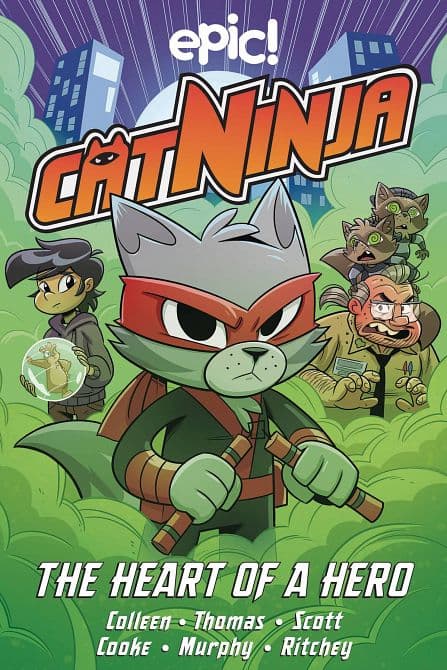 Cover Art for CAT NINJA HC GN VOL 06 HEART OF HERO
