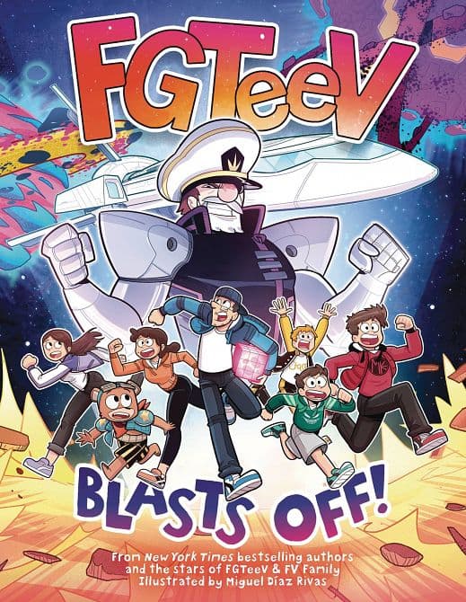 Cover Art for FGTEEV BLASTS OFF GN