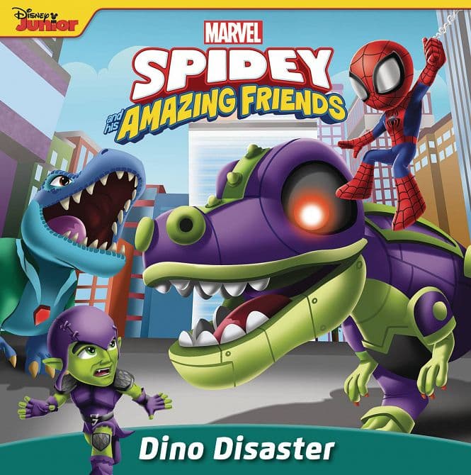 Cover Art for MARVEL SPIDEY AMAZING FRIENDS DINO DISASTER SC