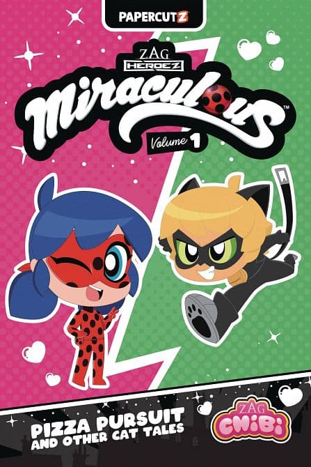 Cover Art for MIRACULOUS LADYBUG CHIBI GN VOL 01 PIZZA PURSUIT CAT TALES