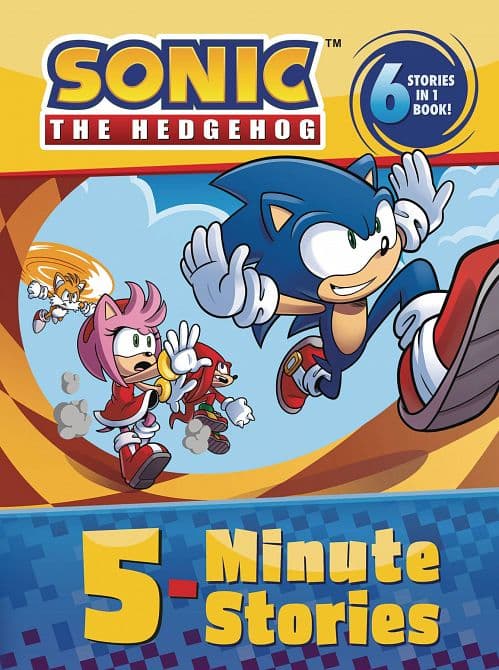 Cover Art for SONIC THE HEDGEHOG 5 MINUTE STORIES HC