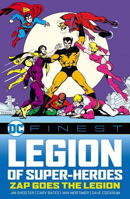 Cover Art for DC FINEST LEGION OF SUPER-HEROES ZAP GOES THE LEGION TP