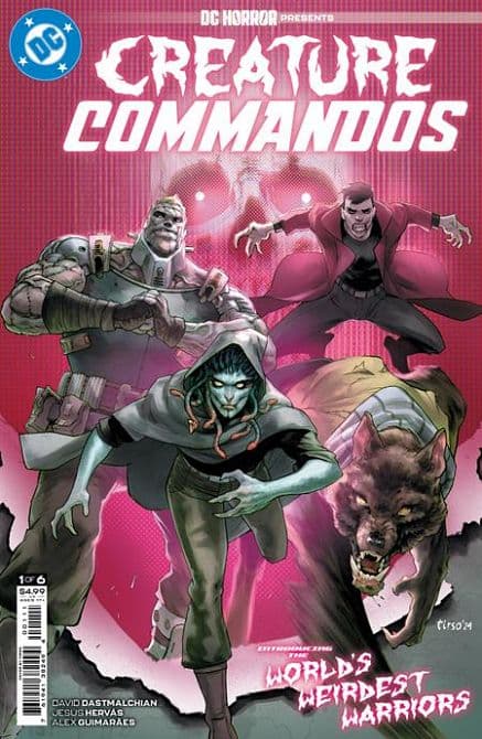 Cover Art for DC HORROR PRESENTS CREATURE COMMANDOS
