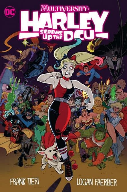 Cover Art for MULTIVERSITY HARLEY SCREWS UP THE DCU TP