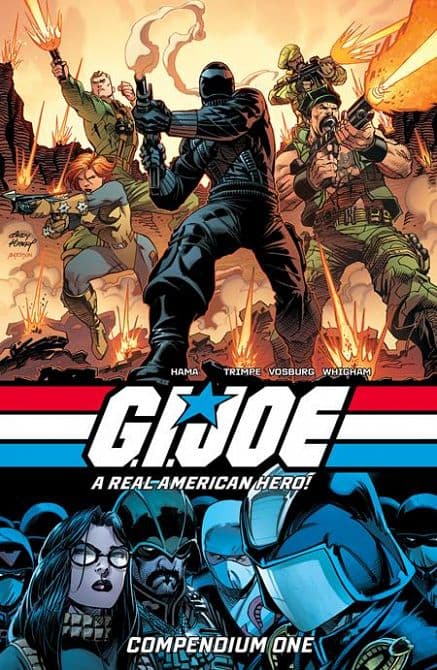 Cover Art for GI JOE A REAL AMERICAN HERO COMPENDIUM TP BOOK 01 BOOK MARKET ANDY KUBERT & BRAD ANDERSON CVR