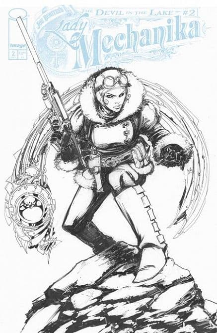 Cover Art for LADY MECHANIKA THE DEVIL IN THE LAKE