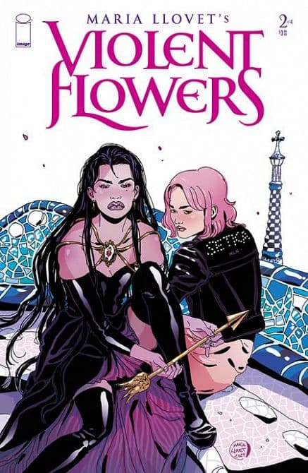 Cover Art for VIOLENT FLOWERS