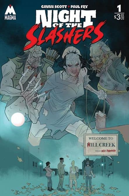 Cover Art for NIGHT OF THE SLASHERS
