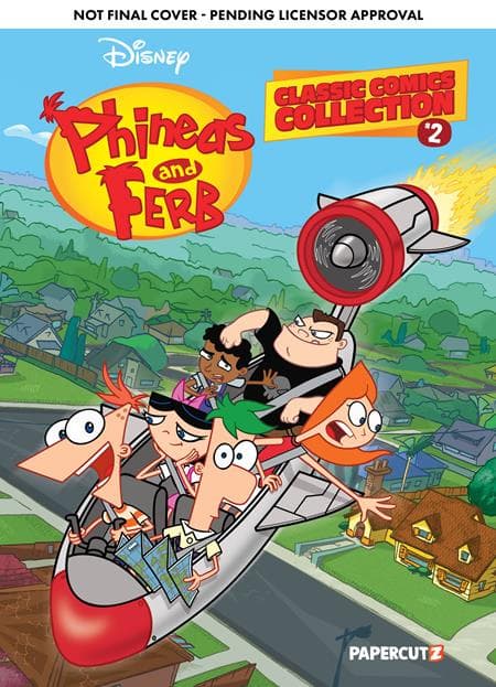 Cover Art for PHINEAS AND FERB CLASSIC COMICS COLLECTION HC VOL 02