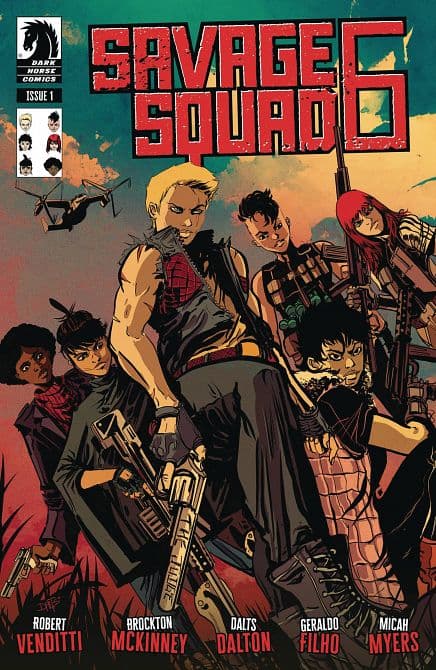 Cover Art for SAVAGE SQUAD 6 ( 2023 )