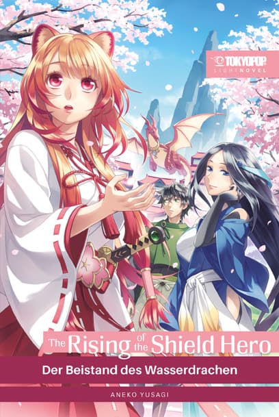 Cover Art for THE RISING OF THE SHIELD HERO LIGHT NOVEL