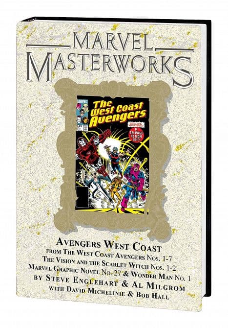 Cover Art for MARVEL MASTERWORKS AVENGERS WEST COAST HC VOL 01 VOL 375 DM VARIANT