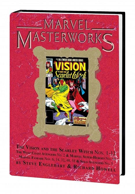 Cover Art for MARVEL MASTERWORKS VISION AND THE SCARLET WITCH HC VOL 01 VOL 376 DM VARIANT
