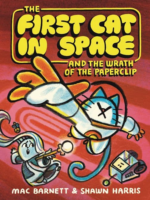Cover Art for FIRST CAT IN SPACE & WRATH OF PAPERCLIP GN