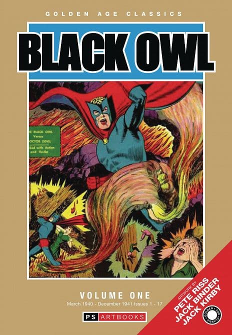 Cover Art for GOLDEN AGE CLASSICS PRIZE COMICS BLACK OWL HC VOL 01