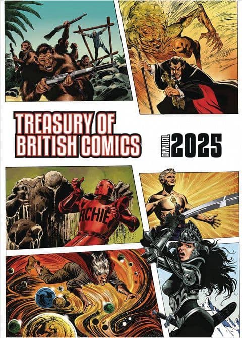 Cover Art for TREASURY OF BRITISH COMICS ANNUAL 2025 HC