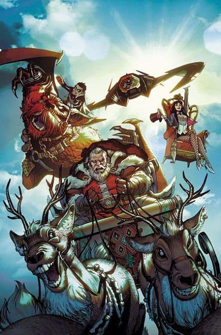 Cover Art for BATMAN SANTA CLAUS SILENT KNIGHT RETURNS