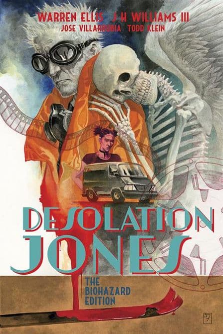 Cover Art for DESOLATION JONES THE BIOHAZARD EDITION HC