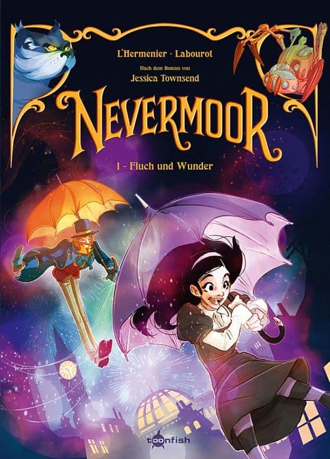 Cover Art for NEVERMOOR