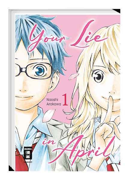 Cover Art for YOUR LIE IN APRIL