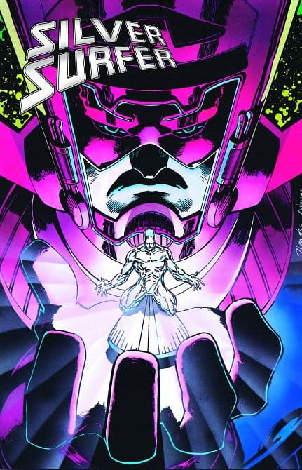 Cover Art for SILVER SURFER RETURN TO THE SPACEWAYS OMNIBUS HC LEE DM VARIANT
