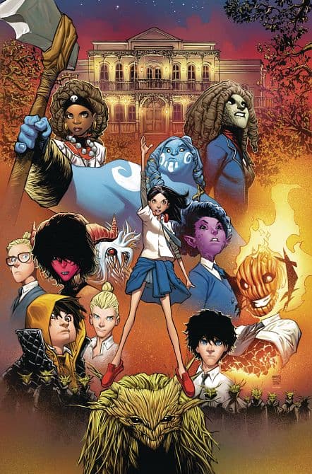 Cover Art for STRANGE ACADEMY OMNIBUS HC HUMBERTO RAMOS CVR