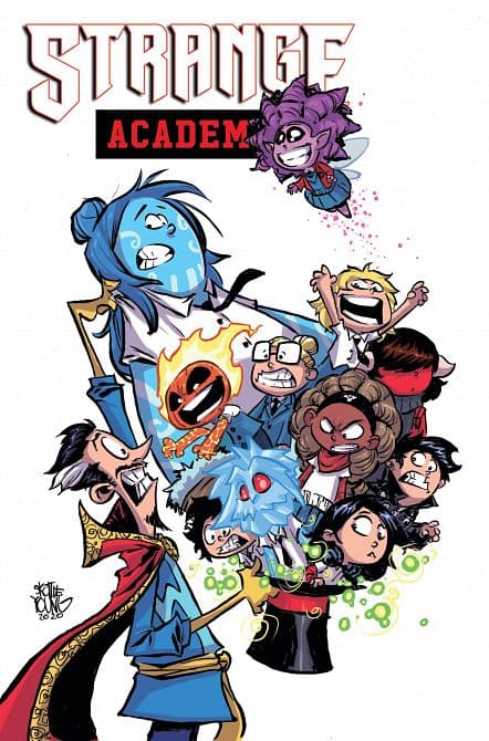 Cover Art for STRANGE ACADEMY OMNIBUS HC SKOTTIE YOUNG DM VARIANT