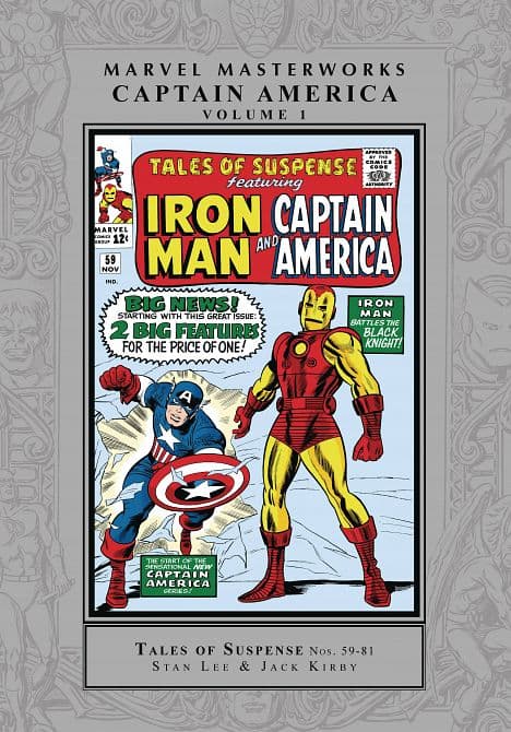 Cover Art for MARVEL MASTERWORKS CAPTAIN AMERICA HC VOL 01 ( REMASTERWORKS )