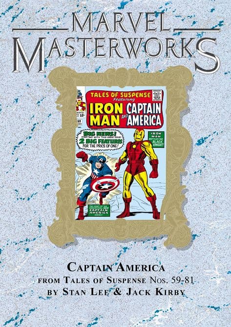 Cover Art for MARVEL MASTERWORKS CAPTAIN AMERICA HC VOL 01 DM VARIANT ( REMASTERWORKS )