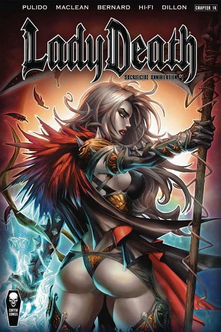 Cover Art for LADY DEATH SACRIFICIAL ANNIHILATION #1 HC EDITION