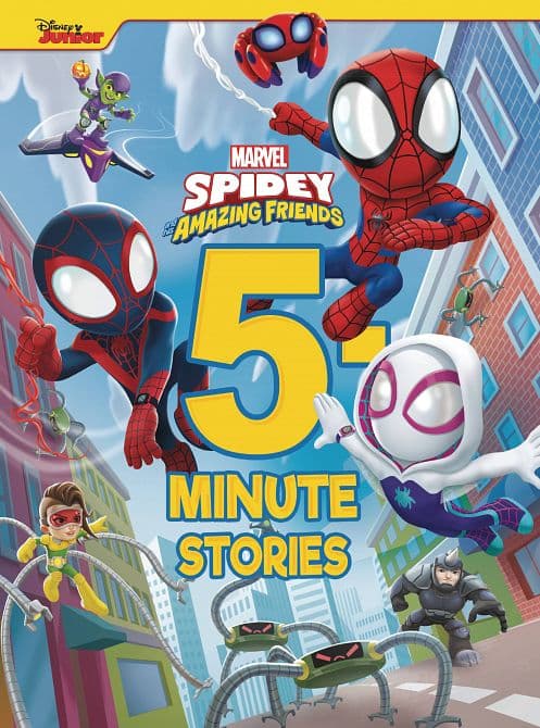 Cover Art for 5 MINUTE SPIDEY & HIS AMAZING FRIENDS STORIES HC