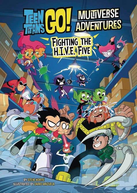 Cover Art for TEEN TITANS GO SC FIGHTING HIVE FIVE