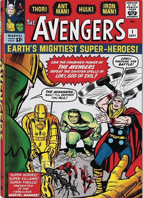 Cover Art for MARVEL COMICS LIBRARY HC AVENGERS 1963-1965
