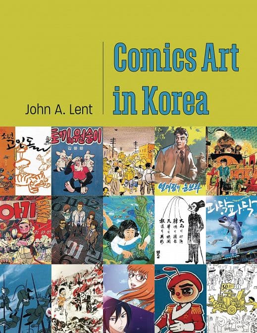Cover Art for COMICS ART IN KOREA SC