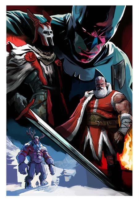 Cover Art for BATMAN SANTA CLAUS SILENT KNIGHT RETURNS