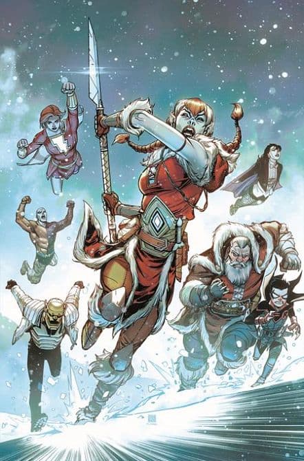 Cover Art for BATMAN SANTA CLAUS SILENT KNIGHT RETURNS