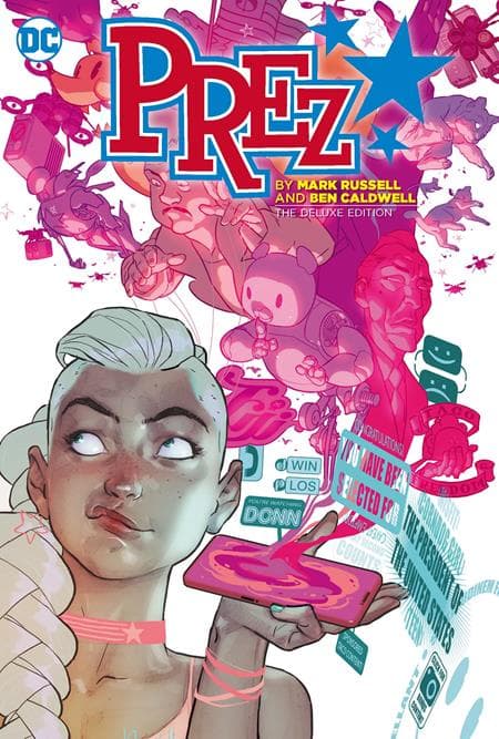 Cover Art for PREZ BY MARK RUSSELL AND BEN CALDWELL THE DELUXE EDITION HC