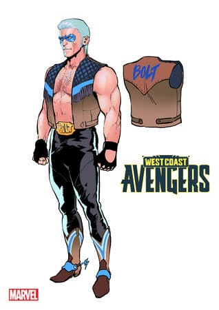 Cover Art for WEST COAST AVENGERS