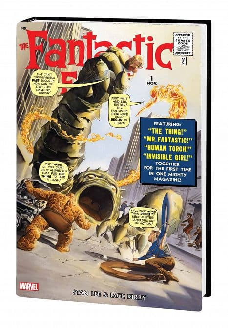 Cover Art for THE FANTASTIC FOUR OMNIBUS HC VOL 01 ALEX ROSS CVR