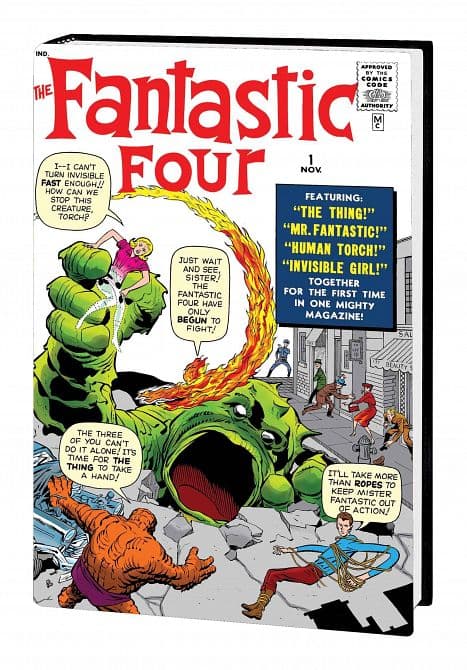 Cover Art for THE FANTASTIC FOUR OMNIBUS HC VOL 01 JACK KIRBY DM VARIANT