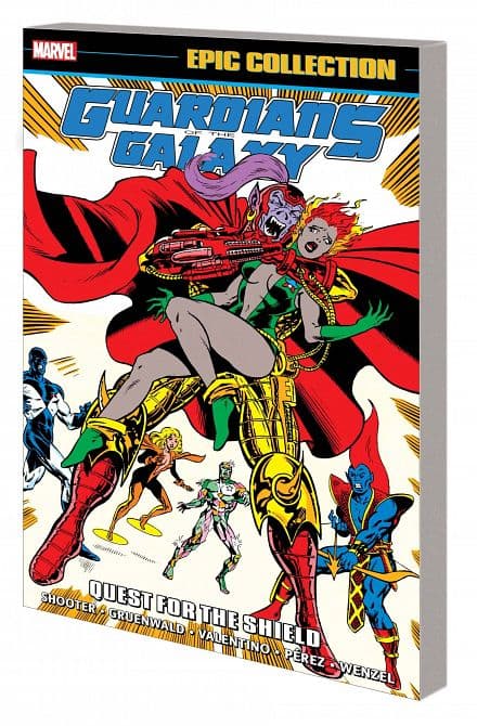 Cover Art for GUARDIANS OF THE GALAXY EPIC COLLECT TP VOL 02 TP QUEST FOR THE SHIELD