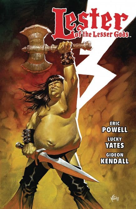 Cover Art for LESTER OF LESSER GODS HC