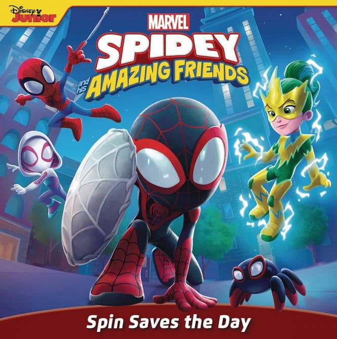 Cover Art for MARVEL SPIDEY AMAZING FRIENDS SPIN SAVES DAY SC