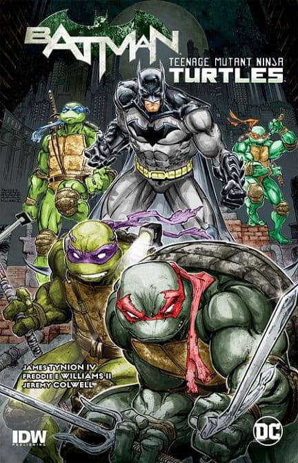 Cover Art for BATMAN TEENAGE MUTANT NINJA TURTLES TP VOL 01 ( 2025 EDITION )