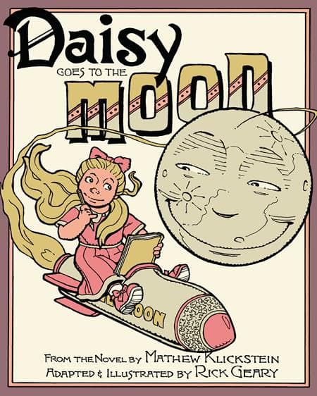Cover Art for DAISY GOES TO THE MOON HC