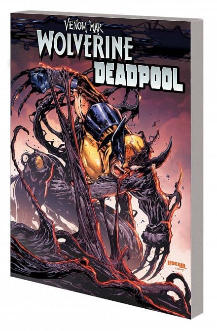 Cover Art for VENOM WAR WOLVERINE DEADPOOL TP