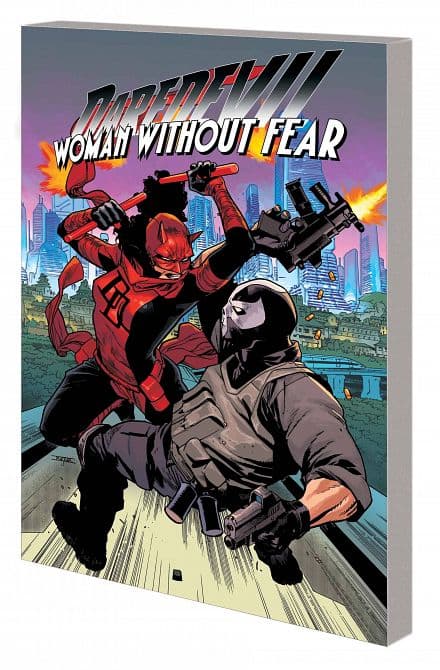 Cover Art for DAREDEVIL WOMAN WITHOUT FEAR BLOODY REUNION TP