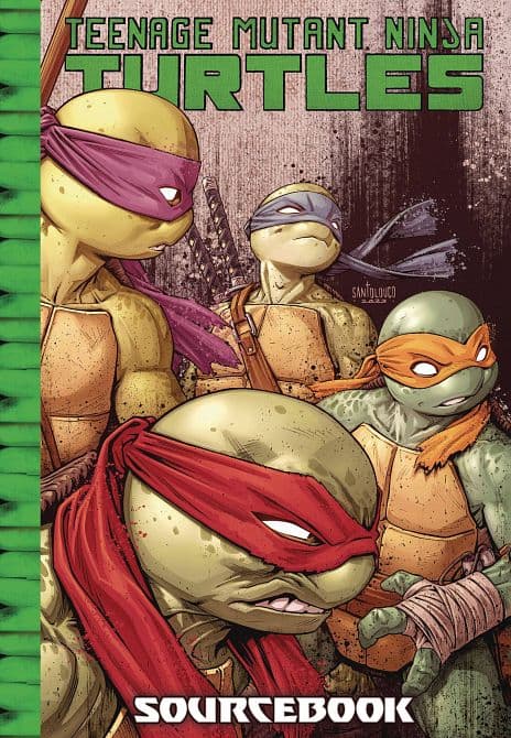 Cover Art for TMNT IDW SOURCEBOOK HC