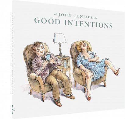 Cover Art for FANTAGRAPHICS UNDERGROUND JOHN CUNEOS GOOD INTENTIONS HC